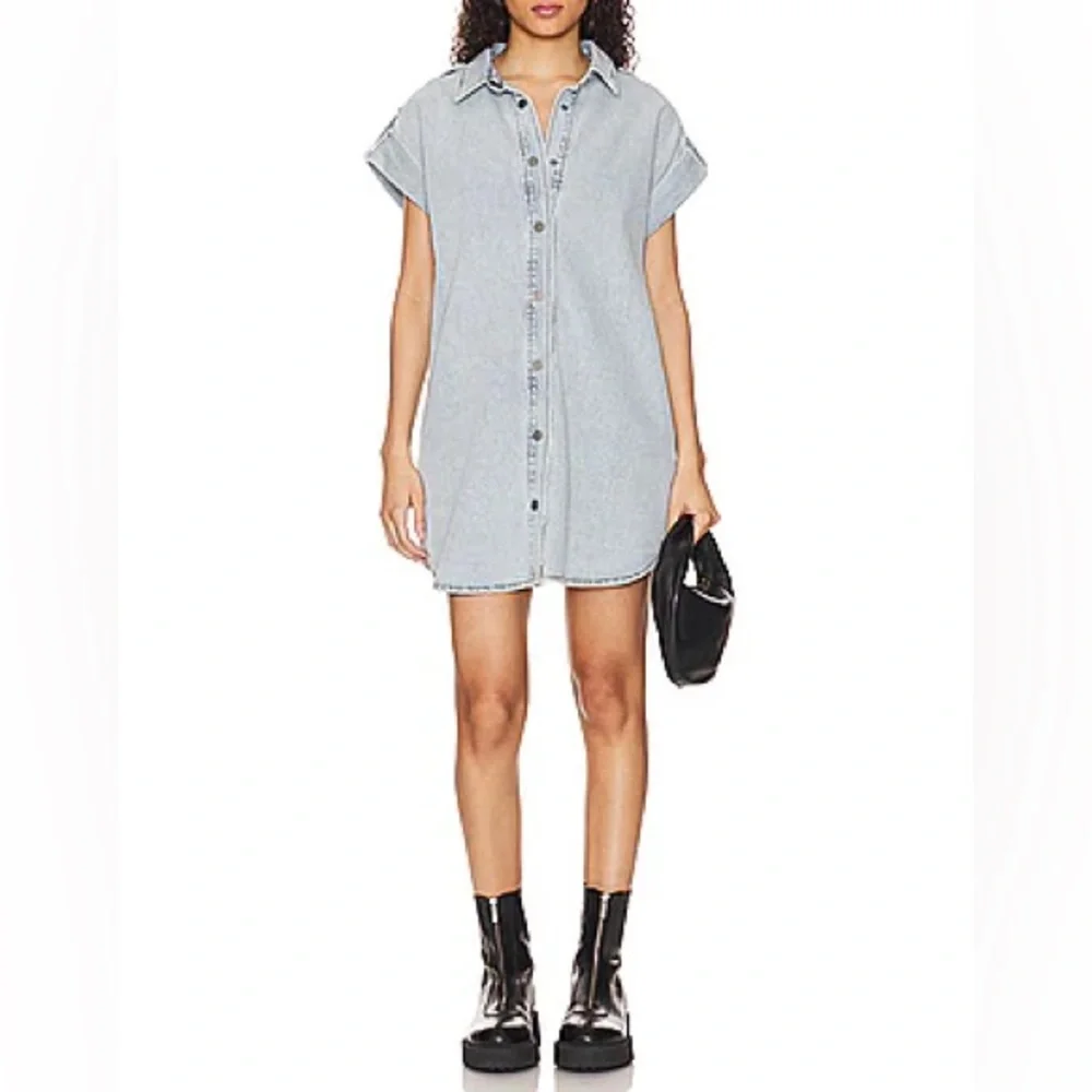 Steve Madden denim shirt dress - Picture 1 of 6